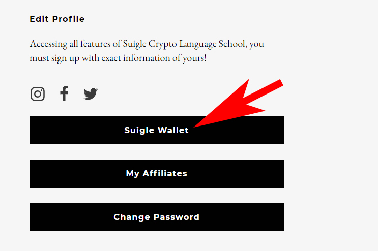 Suigle wallet