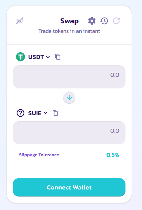 Buy SUIE crypto token